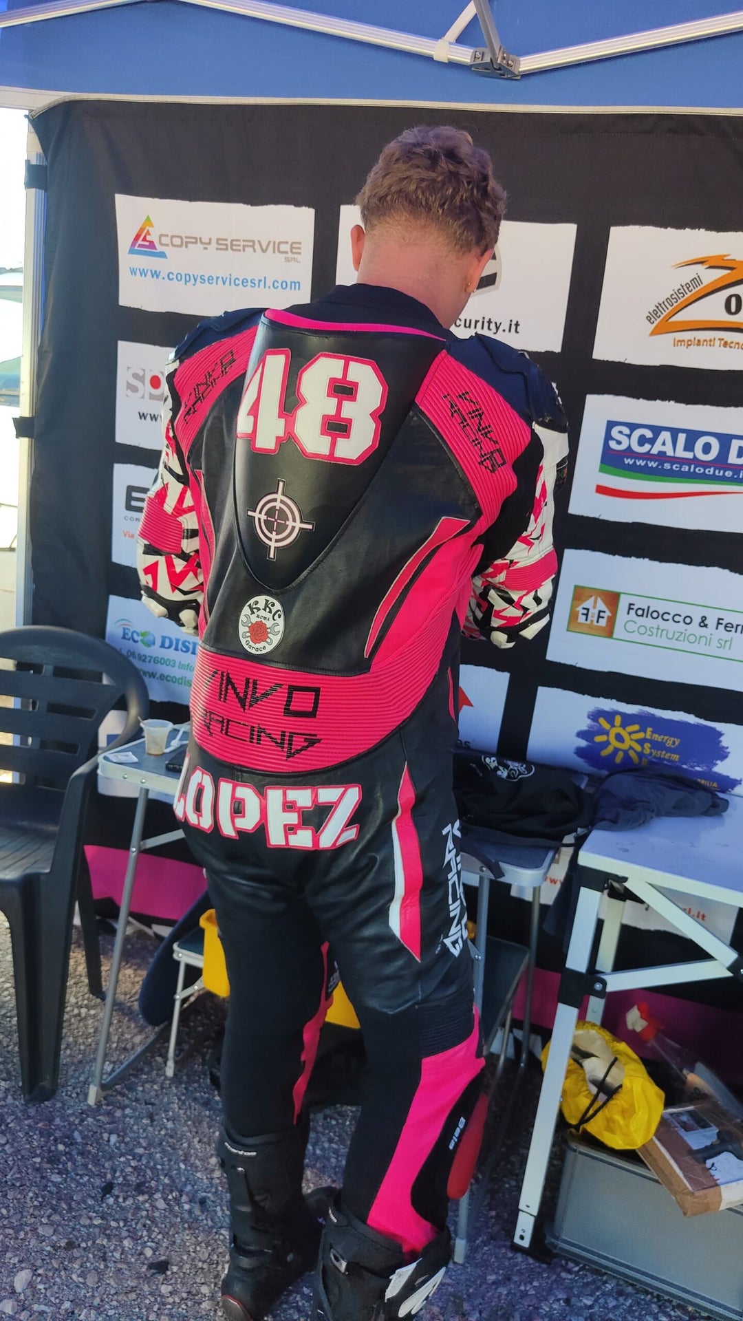 Custom Kangaroo Leather Race Suit