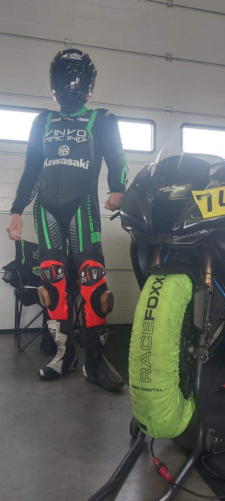 Custom Kangaroo Leather Race Suit