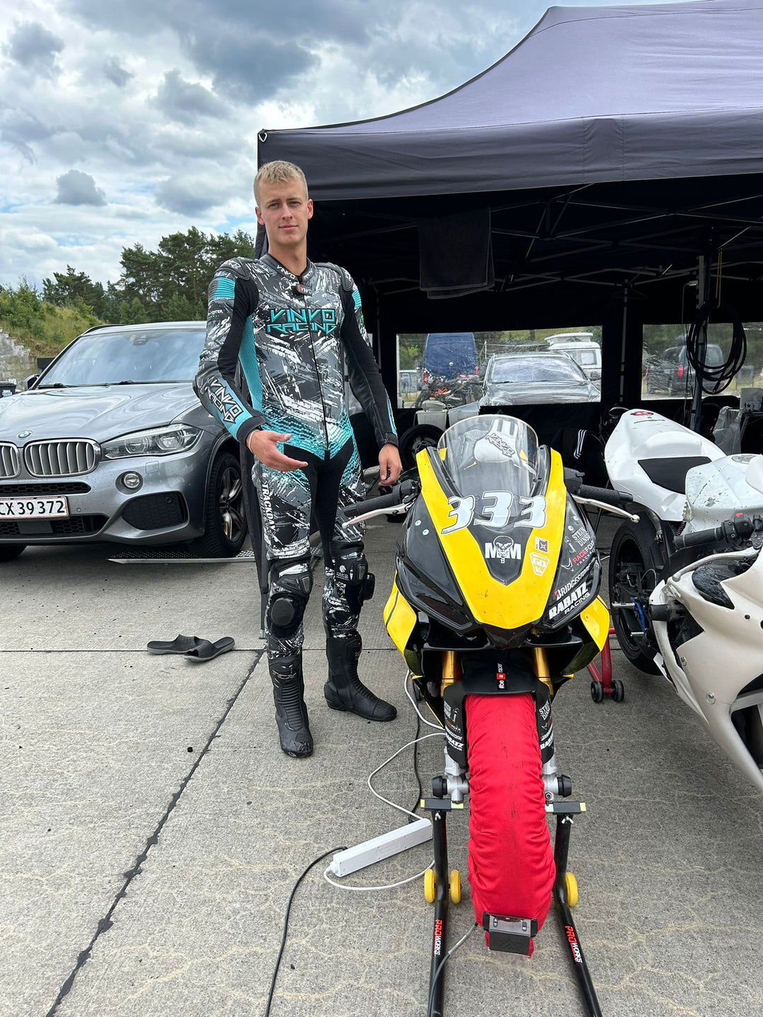 Custom Cowhide Leather Race Suit