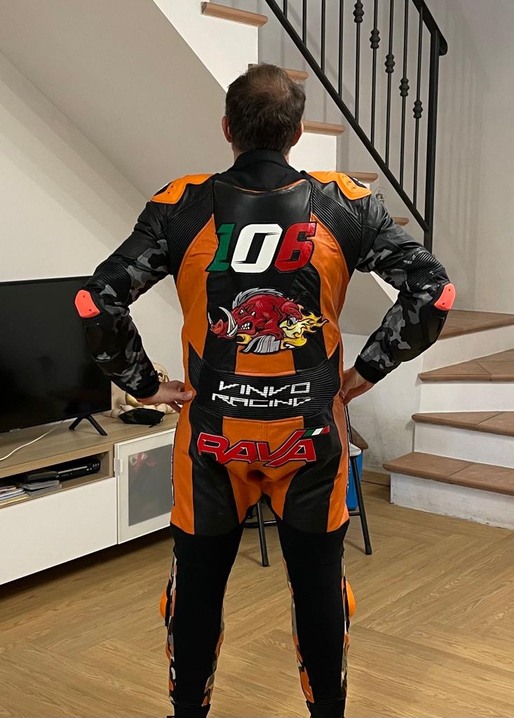 Custom Kangaroo Leather Race Suit