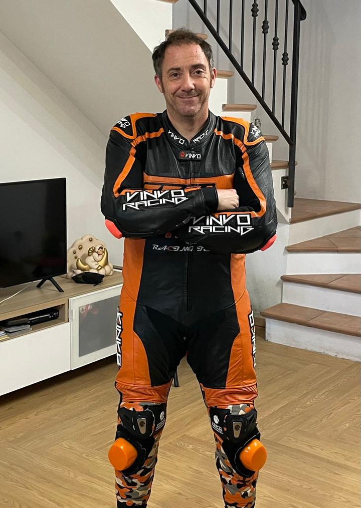Custom Kangaroo Leather Race Suit
