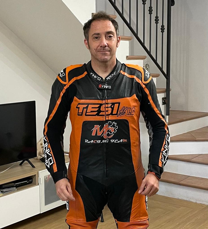 Custom Kangaroo Leather Race Suit