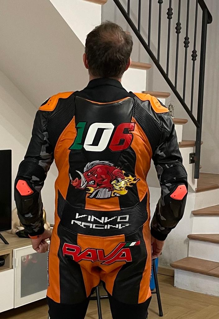 Custom Kangaroo Leather Race Suit