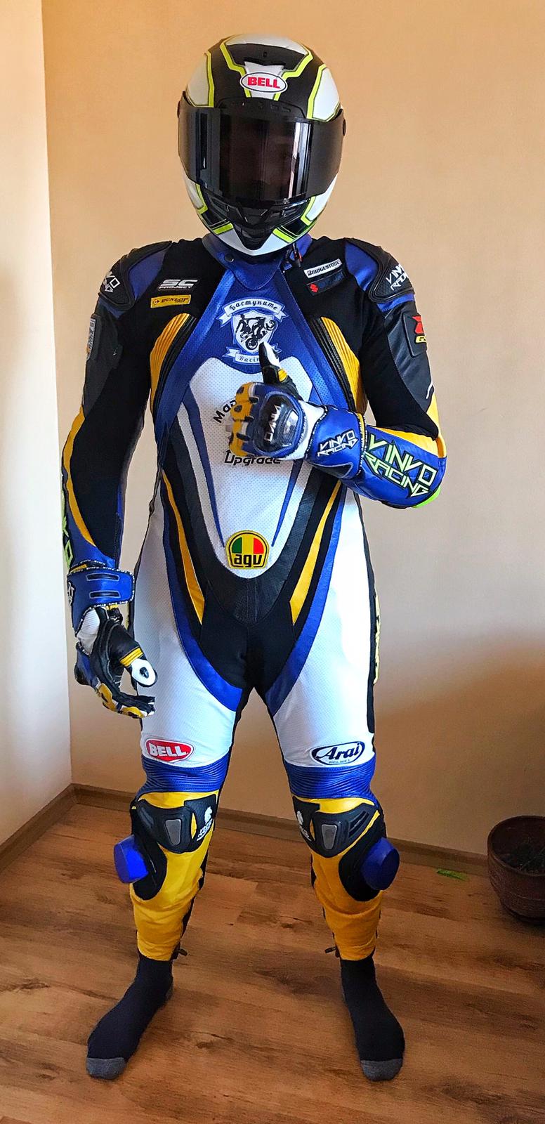 Custom Kangaroo Leather Race Suit