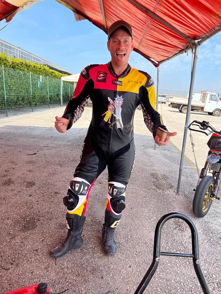 Custom Cowhide Leather Race Suit