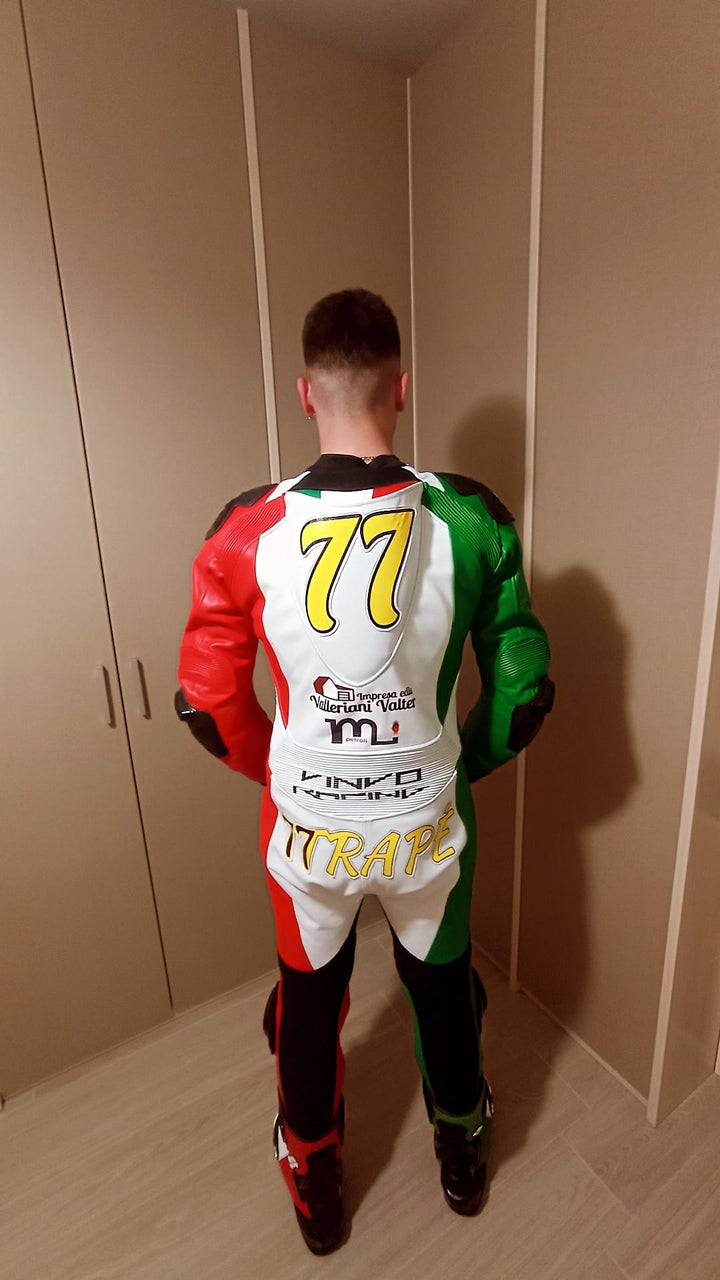 Custom Cowhide Leather Race Suit