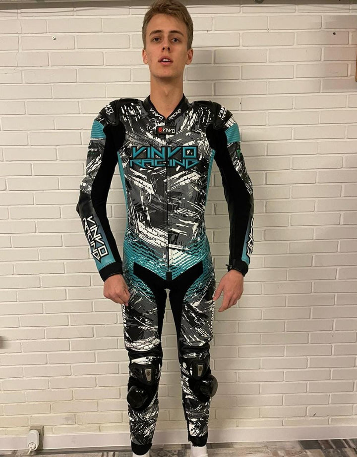 Custom Cowhide Leather Race Suit