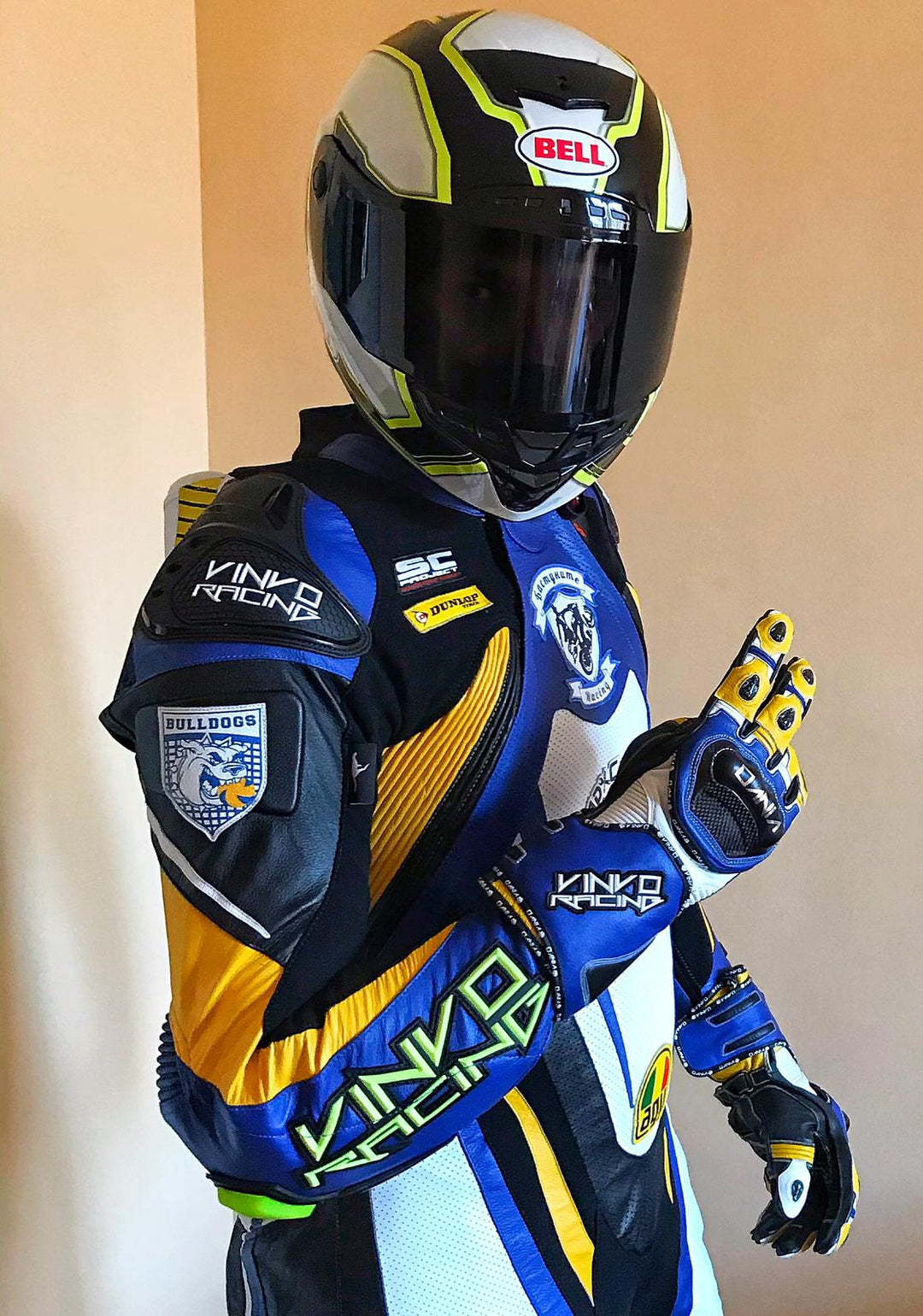 Custom Kangaroo Leather Race Suit