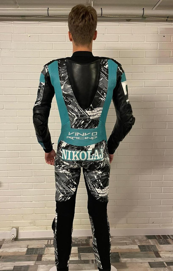 Custom Cowhide Leather Race Suit