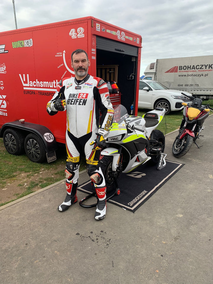 Custom Kangaroo Leather Race Suit