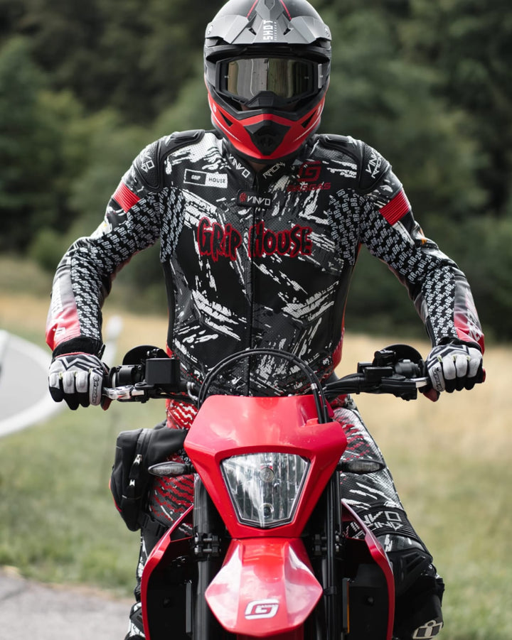 Custom Cowhide Leather Race Suit