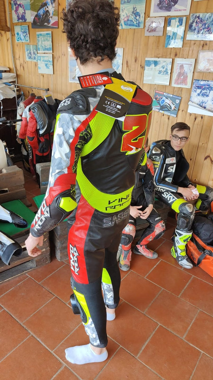 Custom Kangaroo Leather Race Suit