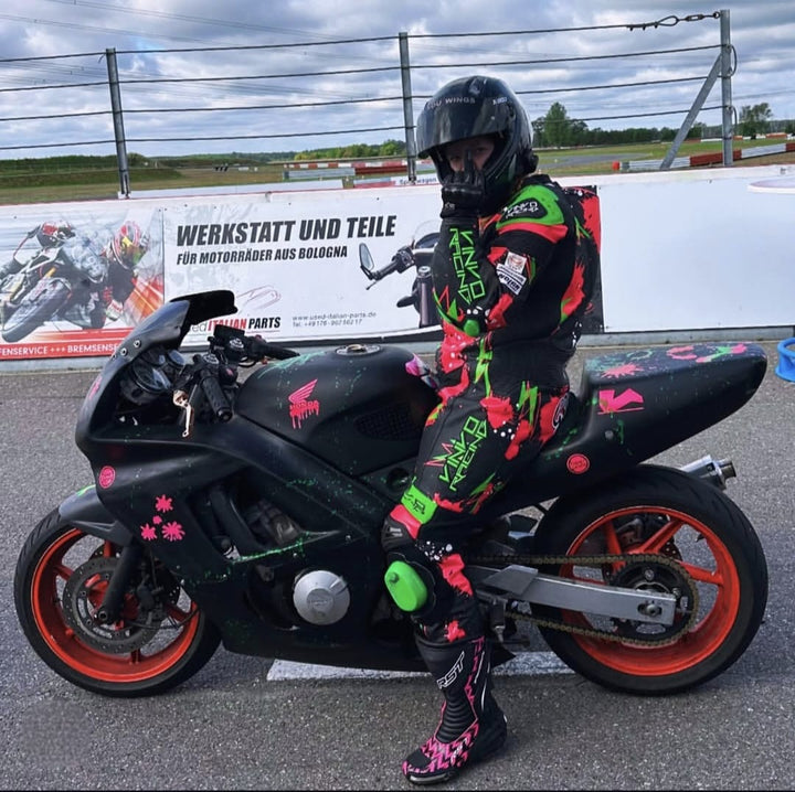 Custom Kangaroo Leather Race Suit