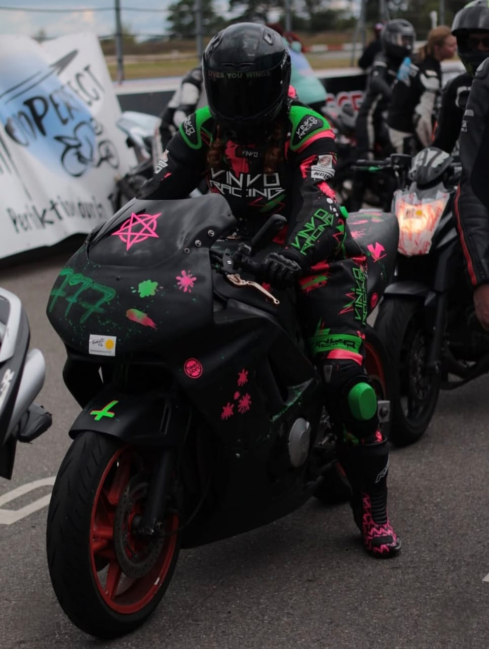 Custom Kangaroo Leather Race Suit