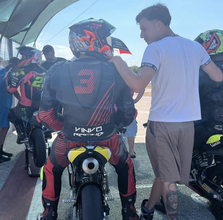 Custom Kangaroo Leather Race Suit