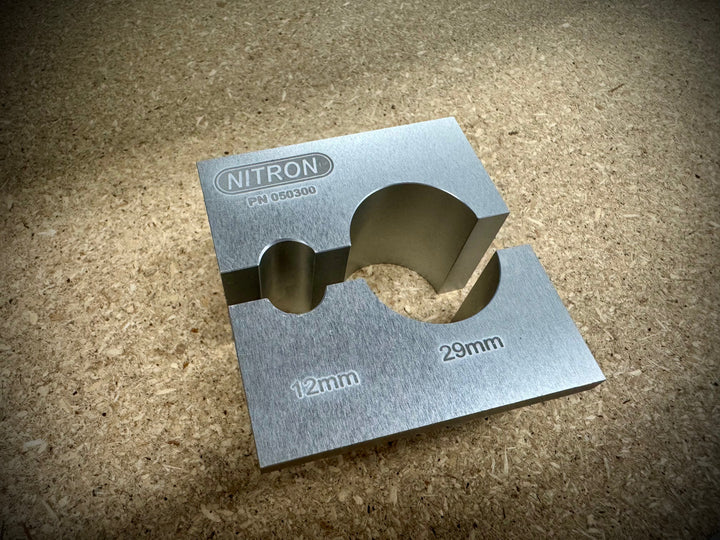 Nitron 25mm Fork Tube/12mm Rod 2 Piece Vice Clamp (NTT050300)