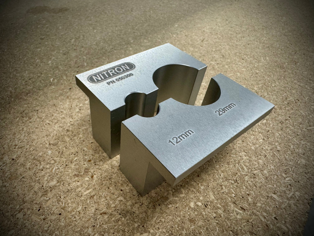Nitron 25mm Fork Tube/12mm Rod 2 Piece Vice Clamp (NTT050300)