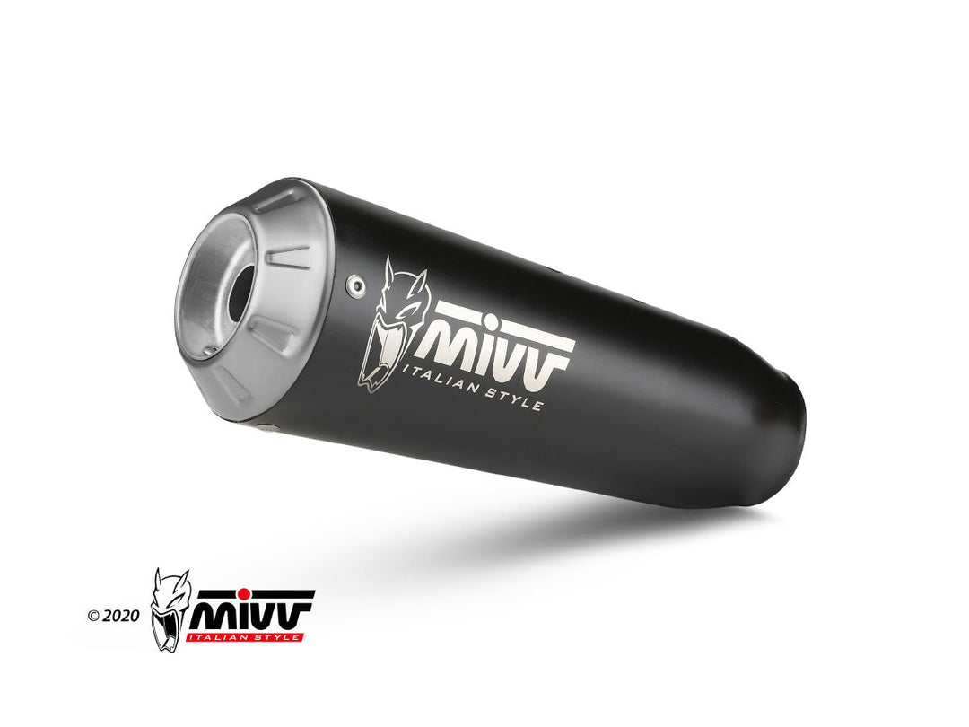 MIVV X-M1 Black Slip-On Exhaust (KT.020.SC4B)
