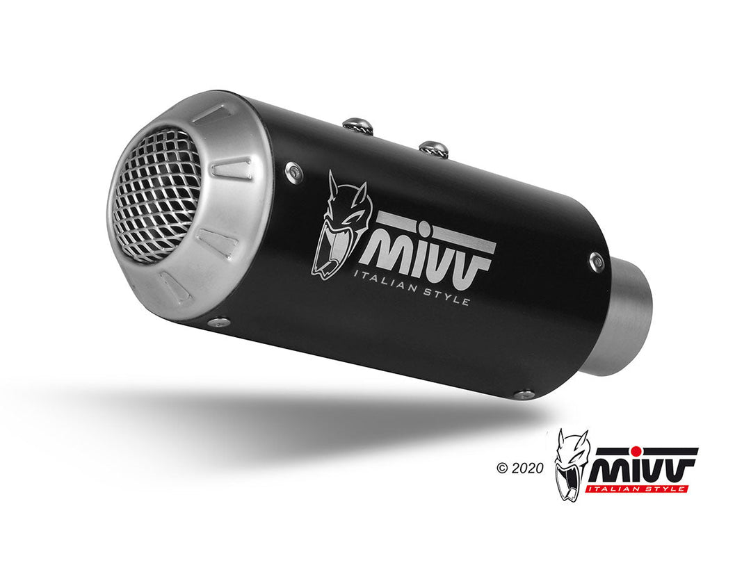 MIVV MK3 Black Slip-On Exhaust (KT.020.SM3B)
