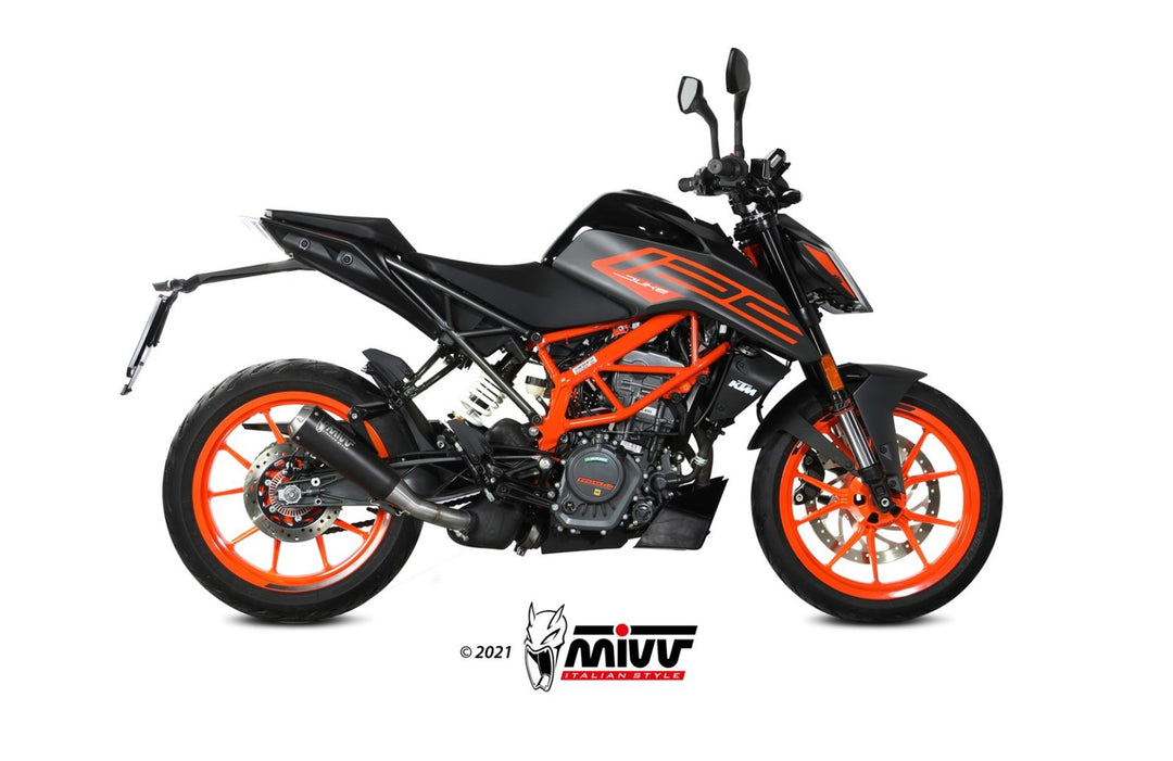 MIVV X-M1 Black Slip-On Exhaust (KT.025.LC4B)