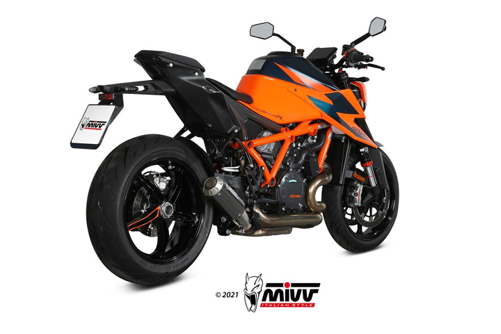 MIVV MK3 Carbon Slip-On Exhaust (KT.026.SM3C) for 2020-2022 KTM 1290 Super Duke