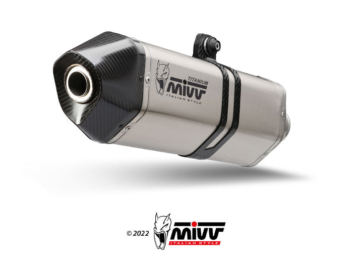 MIVV Speed Edge Titanium Slip-On Exhaust (KT.027.LRT)