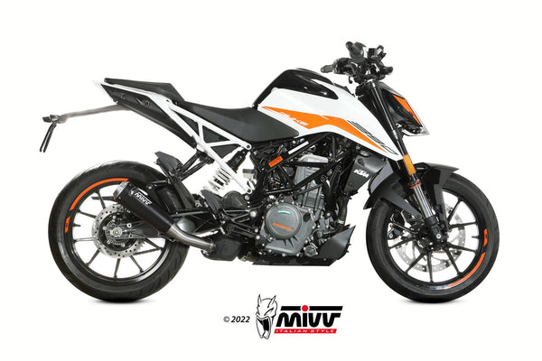 MIVV X-M1 Black Slip-On Exhaust (KT.025.LC4B)