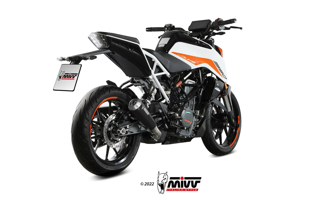 MIVV X-M1 Black Slip-On Exhaust (KT.025.LC4B)