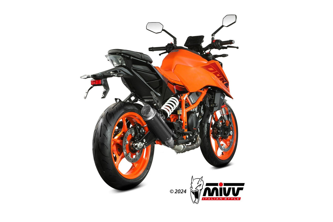 MIVV GP Pro Slip-On Exhaust (KT.031.L2P) for 2024-2026 KTM 390 Duke