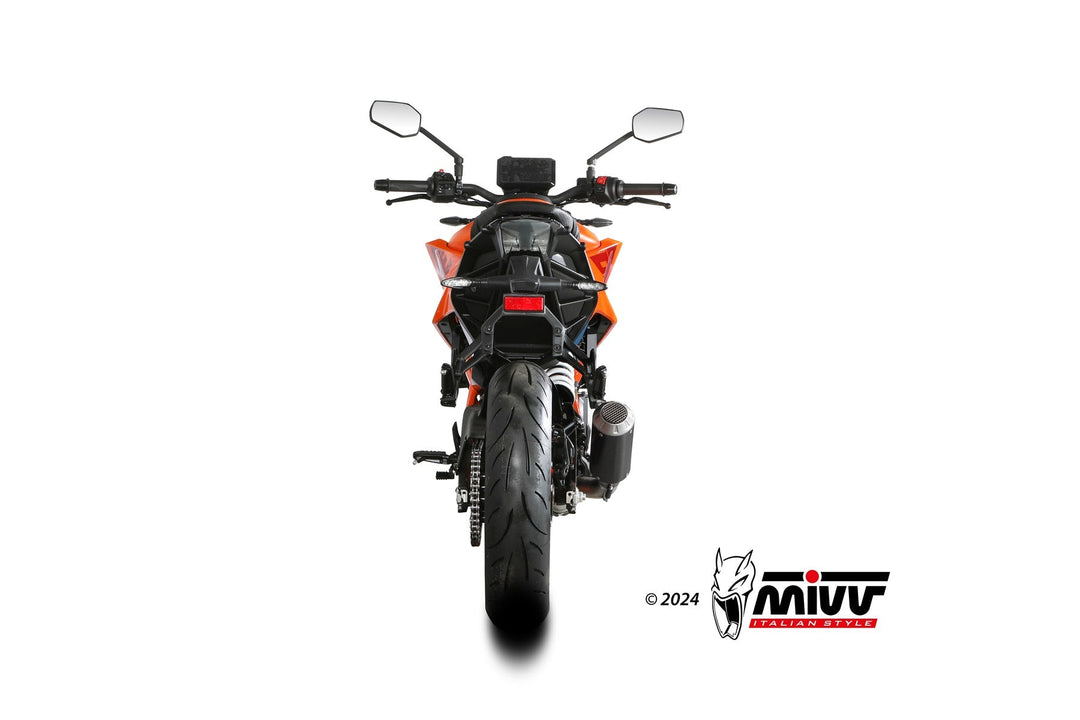 MIVV MK3 Black Slip-On Exhaust (KT.031.SM3B) for 2024-2026 KTM 390 Duke