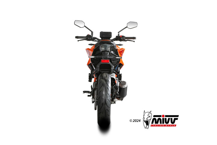 MIVV MK3 Black Slip-On Exhaust (KT.031.SM3B) for 2024-2026 KTM 390 Duke