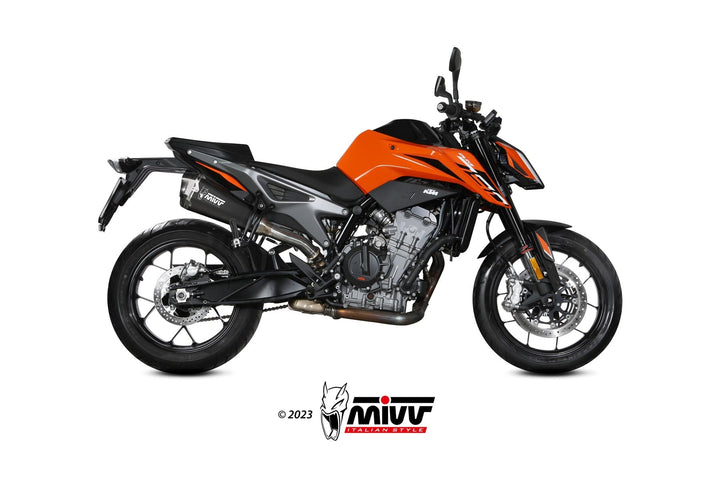 MIVV Delta Race Black Slip-On Exhaust (KT.020.LDRB)