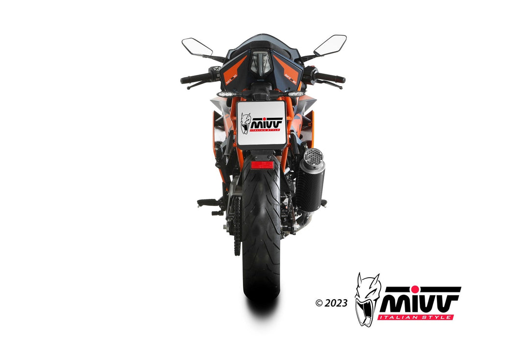 MIVV GPpro Carbon Slip-On Exhaust (KT.030.L2P) for 2022-2023 KTM RC 390