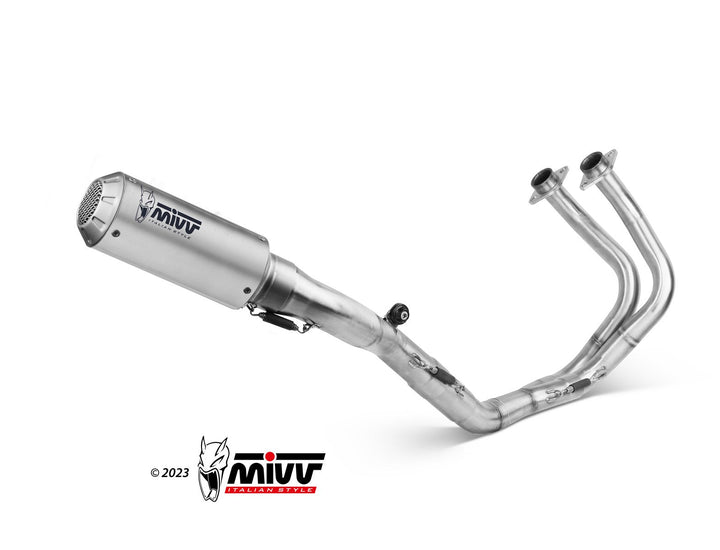 MIVV MK3 Stainless Full System Exhaust (K.044.SM3X) for 2017-2022 Kawasaki Ninja 650/Z650