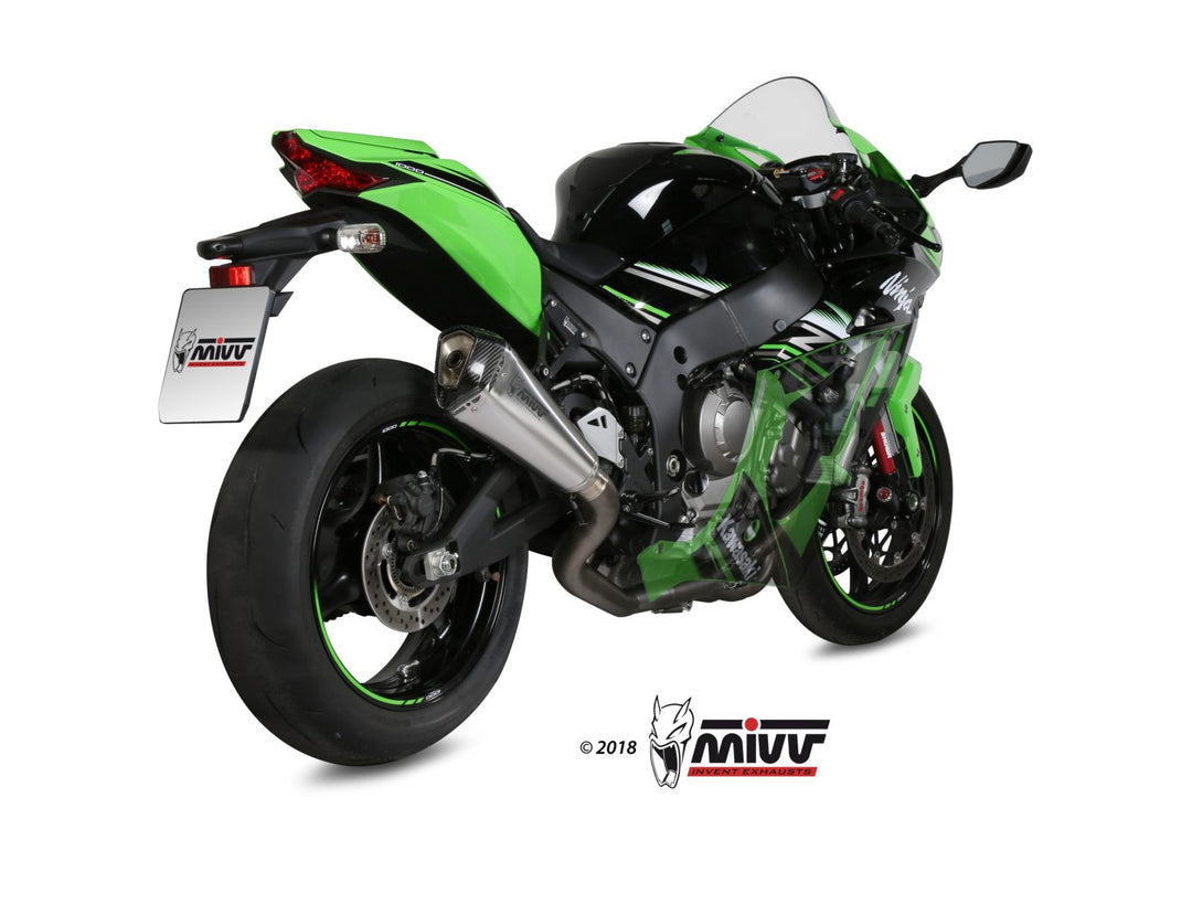 MIVV Delta Race Stainless Full System Exhaust (X.KA.0006.SDRX) for 2016-2022 Kawasaki ZX-10R