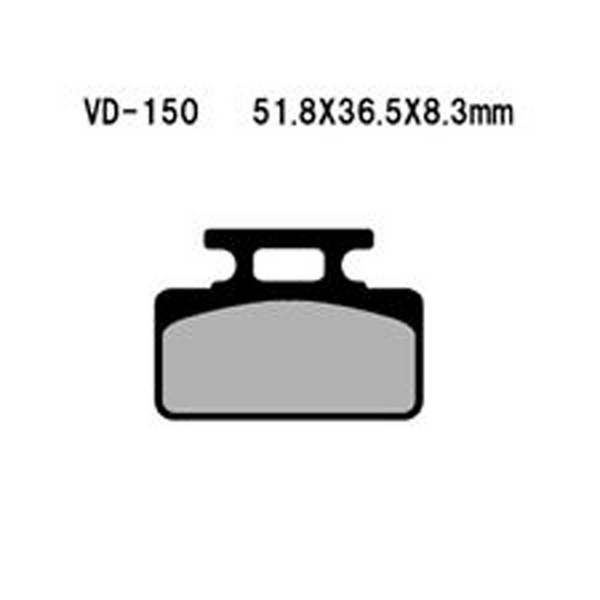 Vesrah Semi-Metallic Brake Pads — VD-150