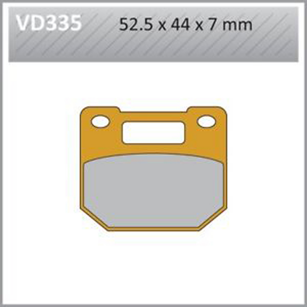 Vesrah Semi-Metallic Brake Pads — VD-335