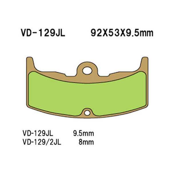 Vesrah JL Sintered Brake Pads — VD-129JL
