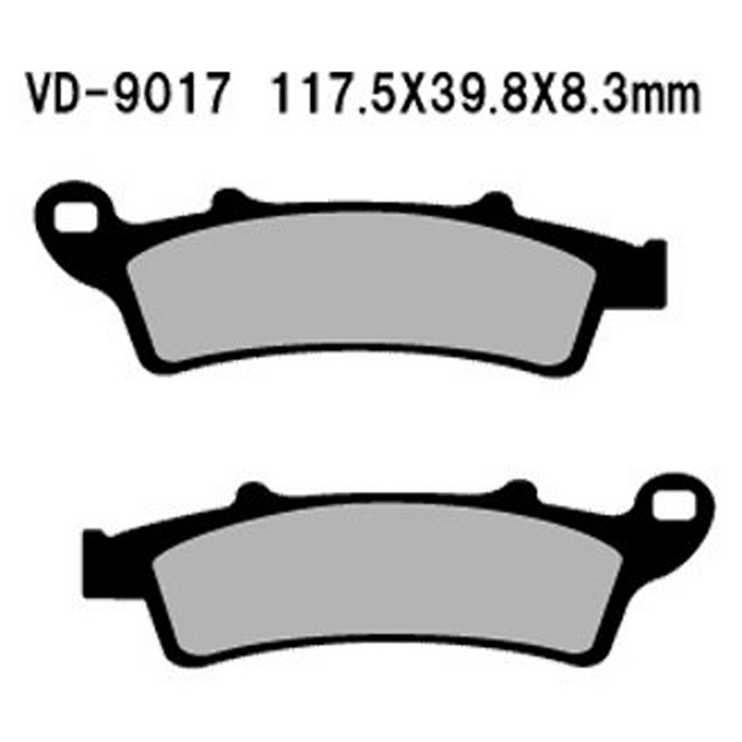 Vesrah Semi-Metallic Brake Pads — VD-9017
