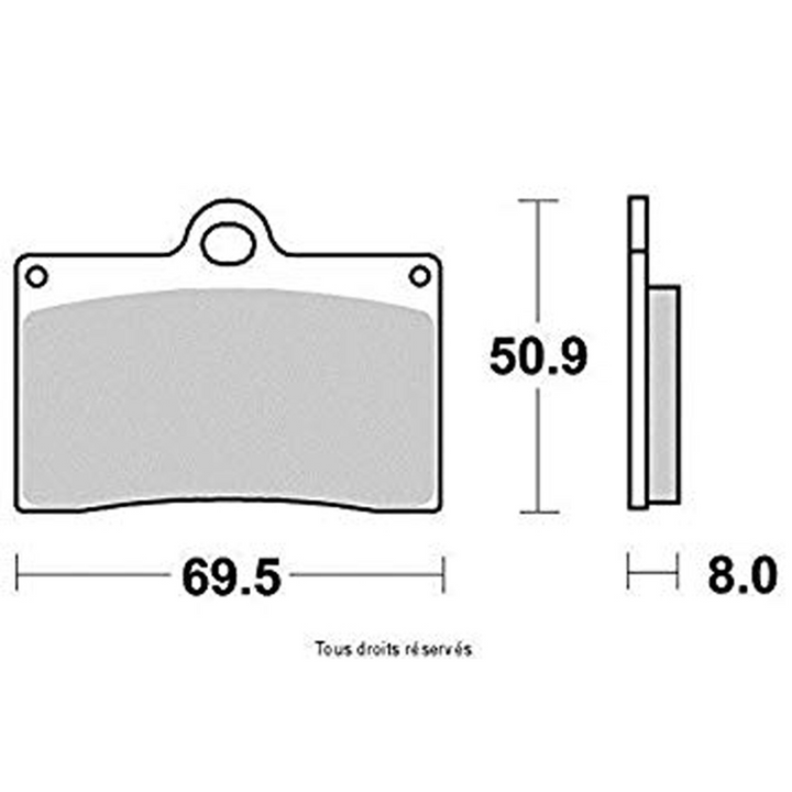 Vesrah RJL Race Sintered Brake Pads — VD-945RJL