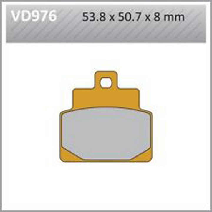 Vesrah Semi-Metallic Brake Pads — VD-976
