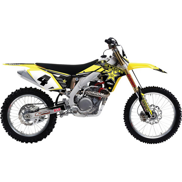 Factory Effex Rockstar Shroud Graphic Kit — Suzuki RM-Z250 (2010-2016)