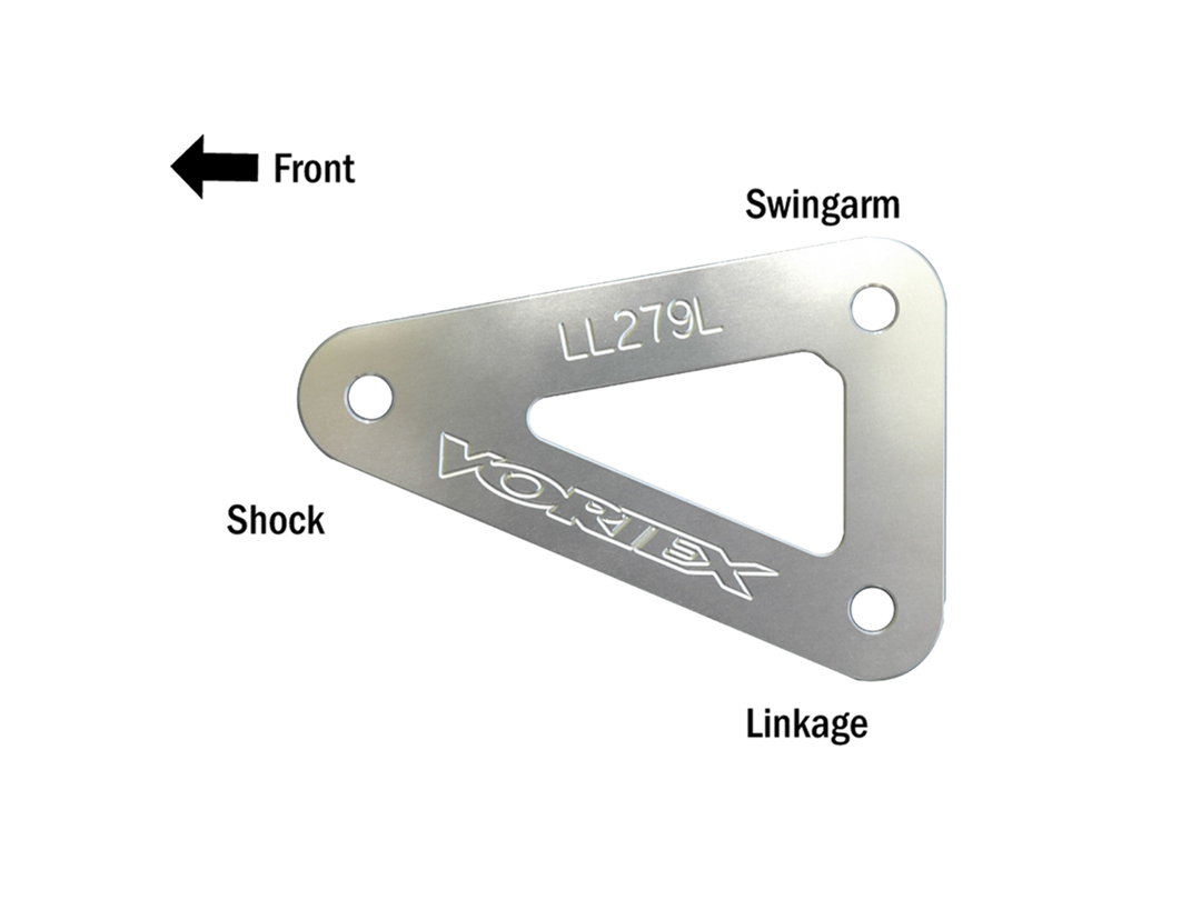 Vortex 08-23 Honda CBR1000 RR Lowering Link Kit — Silver (LL279)