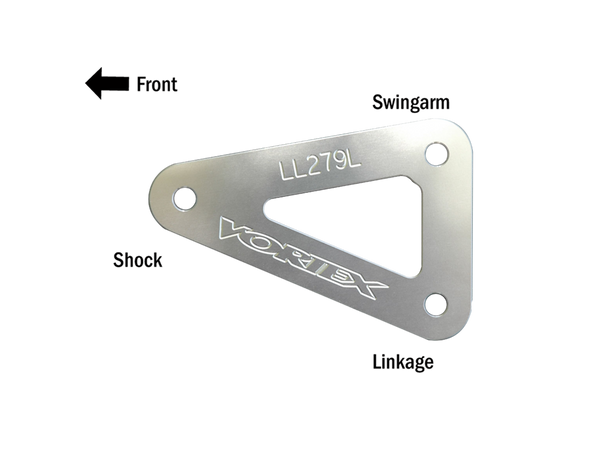 Vortex 08-23 Honda CBR1000 RR Lowering Link Kit — Silver (LL279)