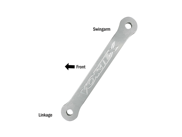 Vortex 08-13 Kawasaki EX250 Ninja,13-17 EX300 Ninja Lowering Link Kit — Silver (LL436)