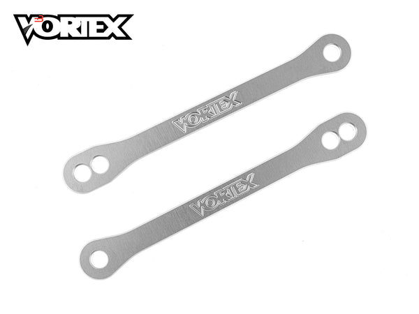 Vortex 07-12 Kawasaki ZX600 Ninja ZX-6R,13-24 ZX636 ZX-6R Lowering Link Kit — Silver (LL479)