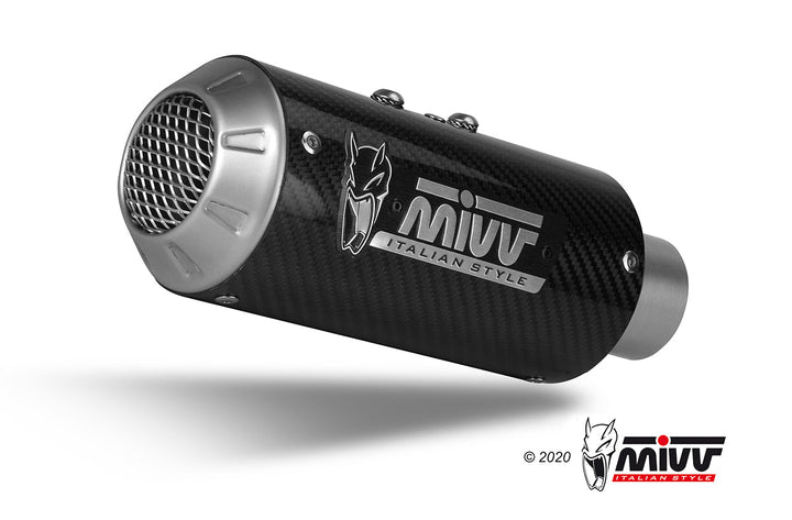 MIVV MK3 Carbon Full System Exhaust (Y.072.SM3C) for 2022 Yamaha YZF R7