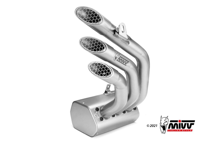 MIVV Speed Edge Stainless Slip-On Exhaust (V.003.LHX) for 2017-2020 MV Agusta Brutale 800 RR