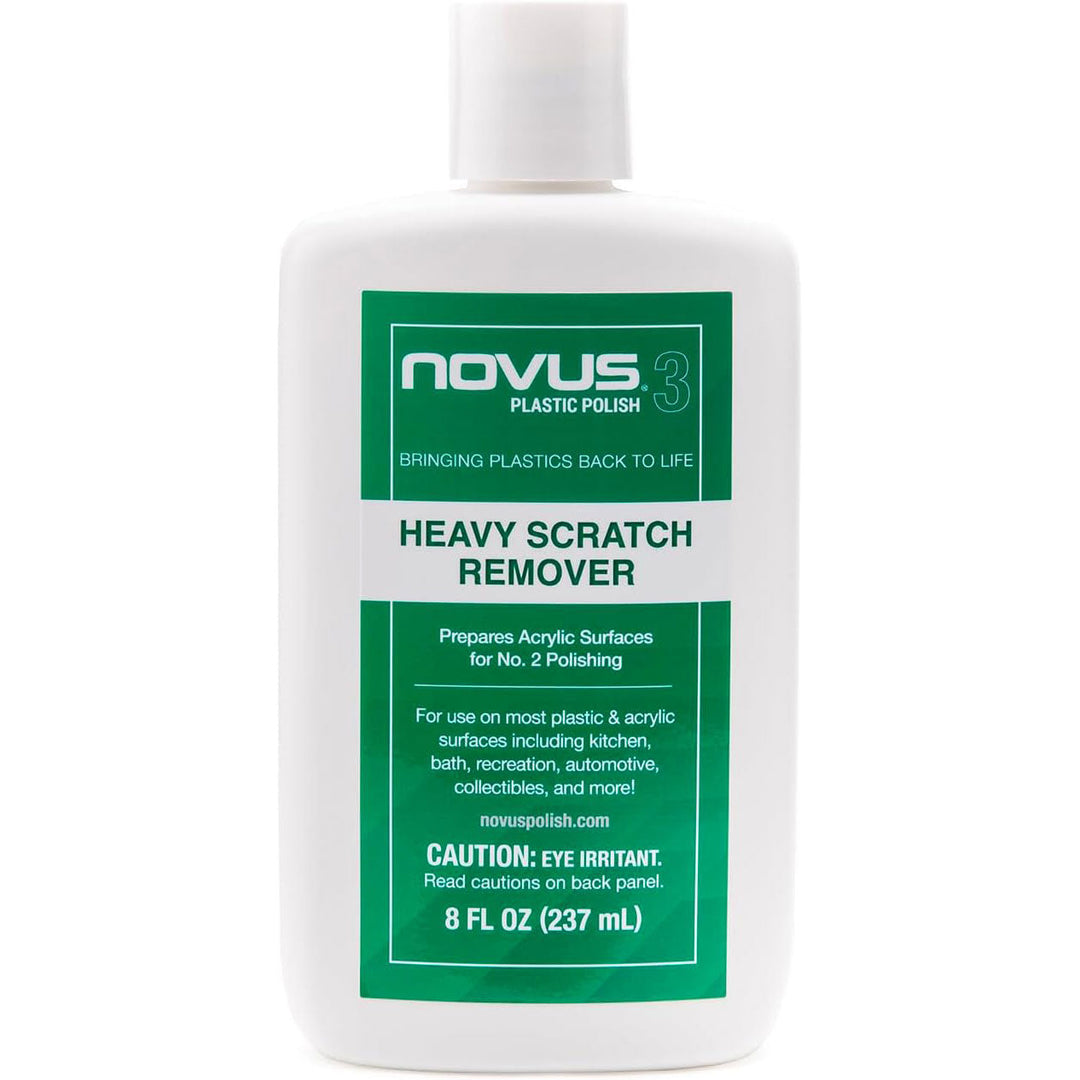 Novus Plastic Polish No.3 — 8 oz (Heavy Scratch Remover)