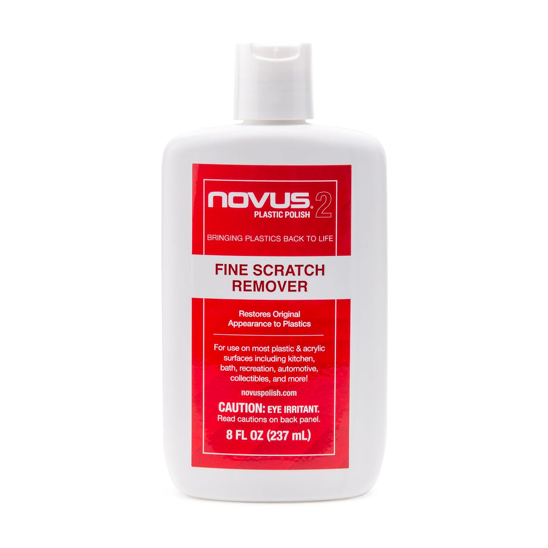 Novus Plastic Polish No.2 — 8 oz (Fine Scratch Remover)
